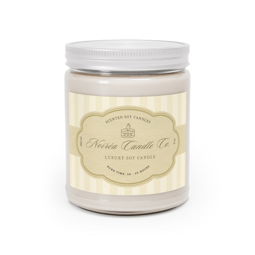 Noiréa Soy Candle 9oz jar | Scented Candle with White Lid