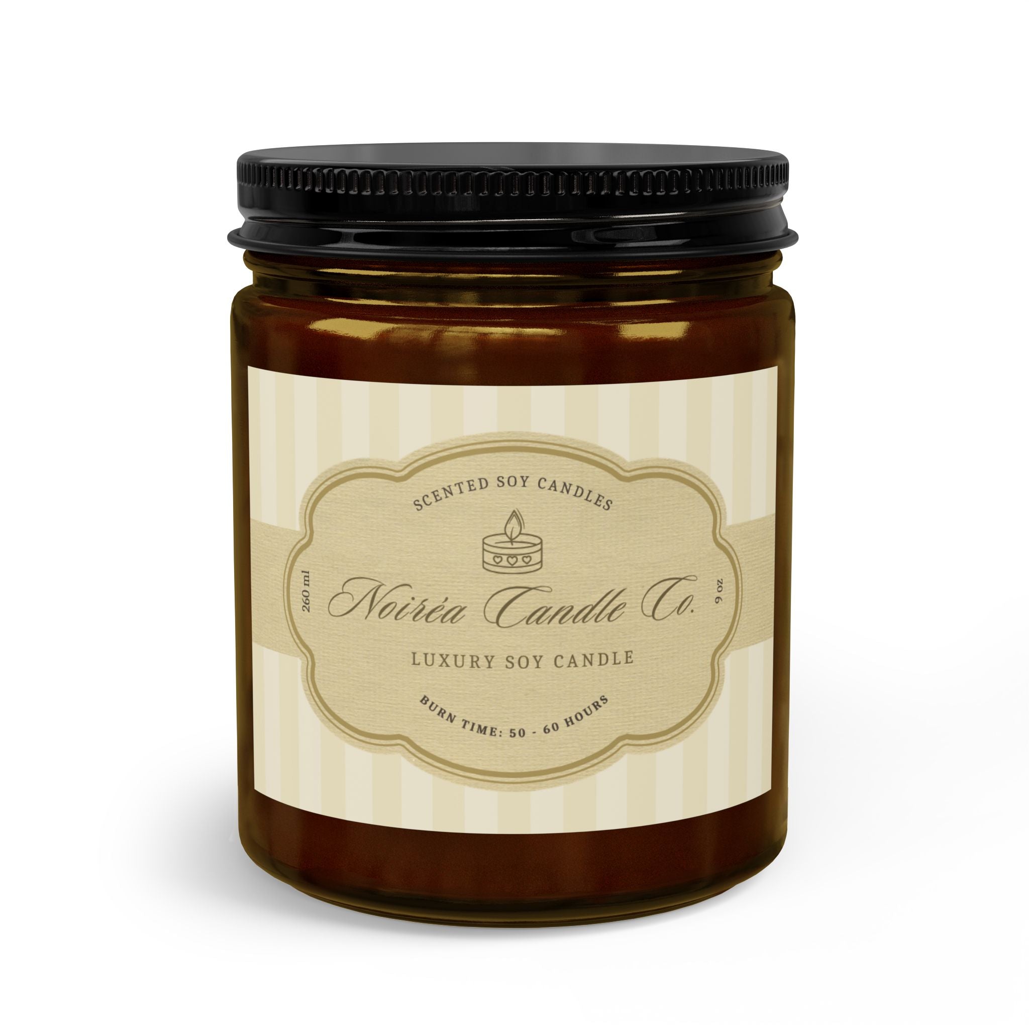 Noiréa Candle Set with Wick Trimmer  | Candle Jar