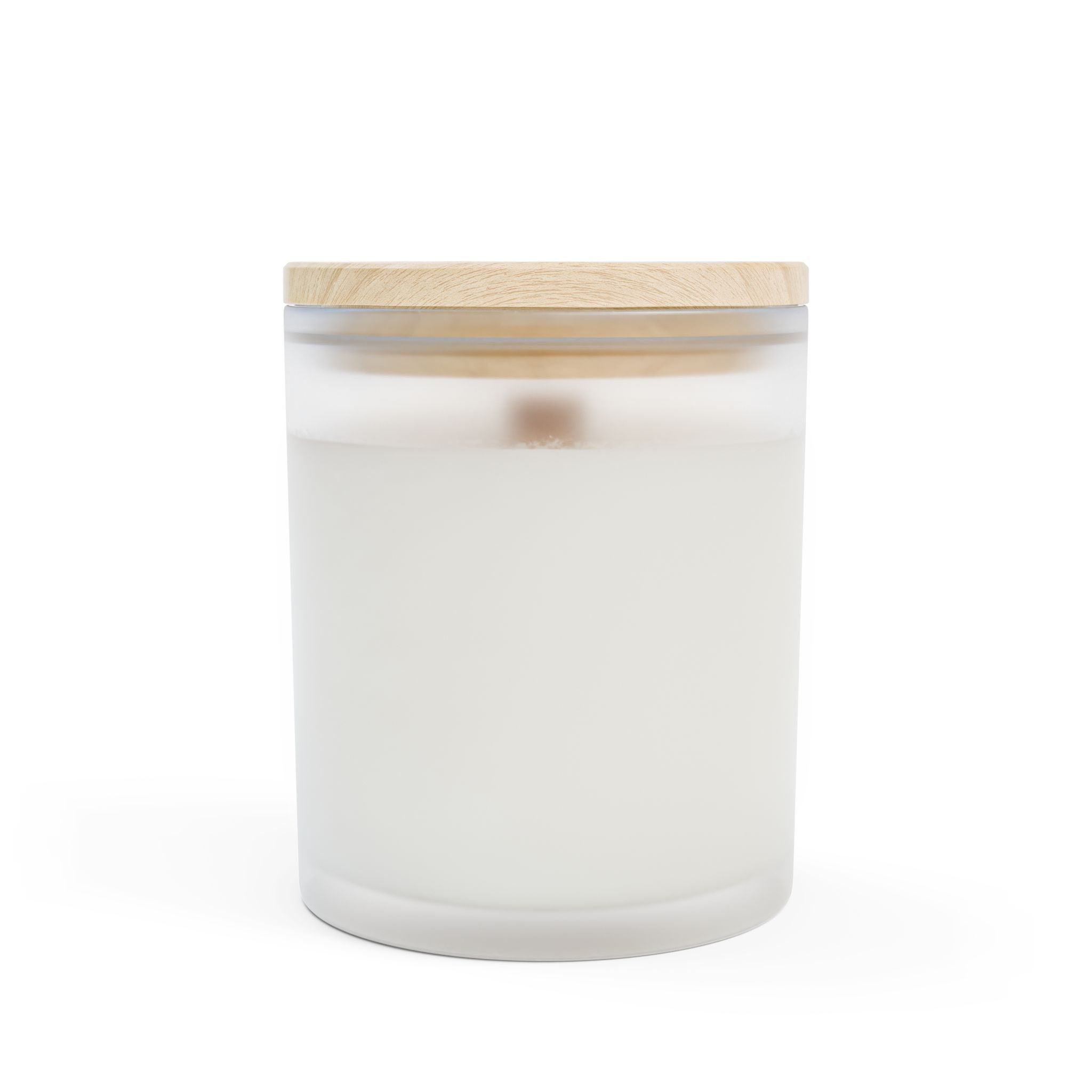 Noiréa Frosted Glass Candle 11oz | Soy Wax, Wooden Lid